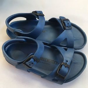 Birkenstock Kids RIO Eva Navy Classic Sandals, EU 26 (8-8.5)